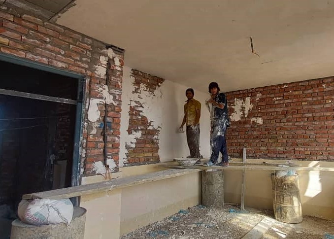 مراحل ساخت مدرسه صمدآباد