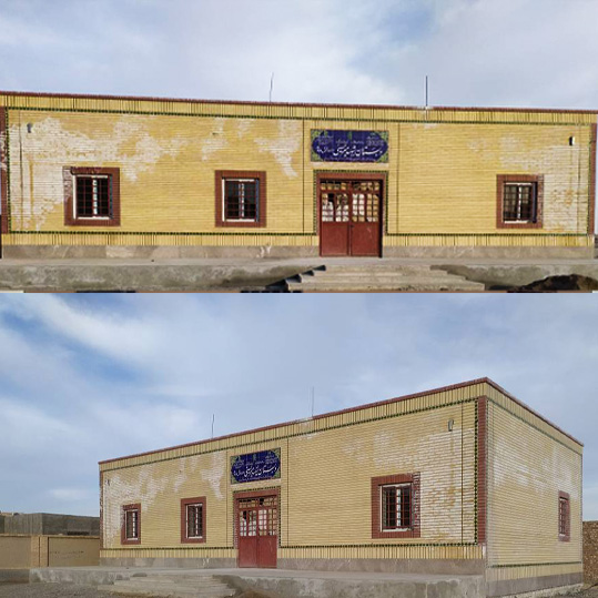 ساخت مدرسه روستای اسلام اباد